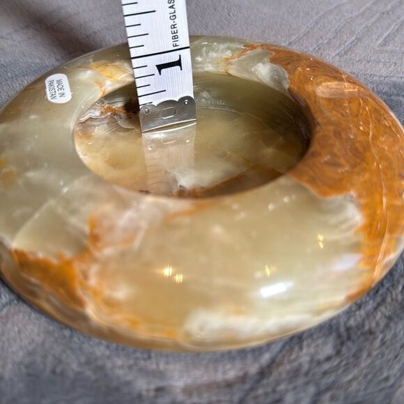 Gorgeous Natural Stone Ashtray or Trinket Box Heavy BRAND NEW Great Gift - Picture 9 of 12